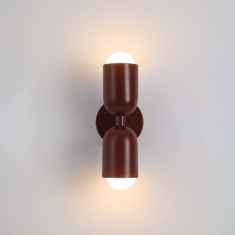Double Headed Colorful Wall Lamp | Modern Art Inspired Accent Light