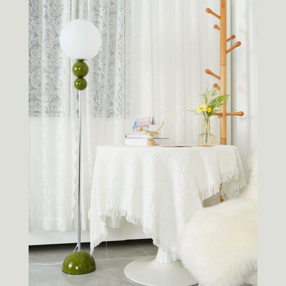 Minimalist Round Floor Lamp | Modern Standing Light for Living Spaces