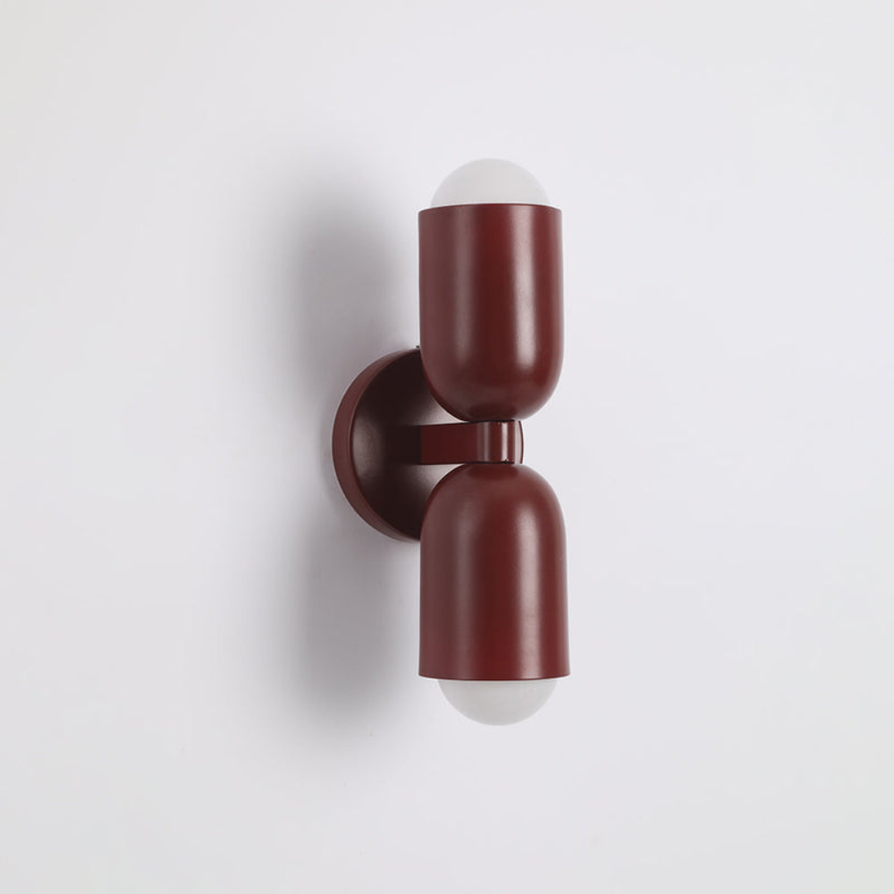Double Headed Colorful Wall Lamp | Modern Art Inspired Accent Light