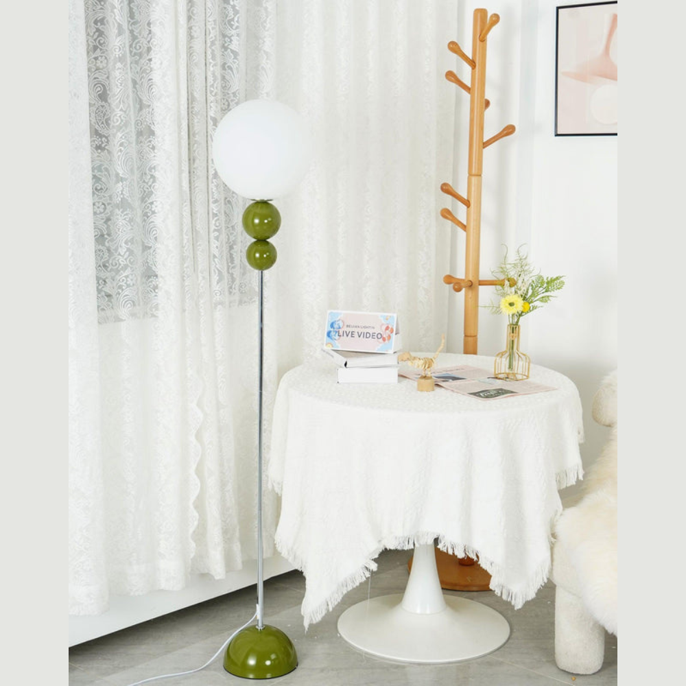 Minimalist Round Floor Lamp | Modern Standing Light for Living Spaces