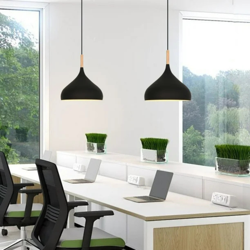 Nordic Pendant Light | Colorful LED Ceiling Fixture for Bedroom or Living Room