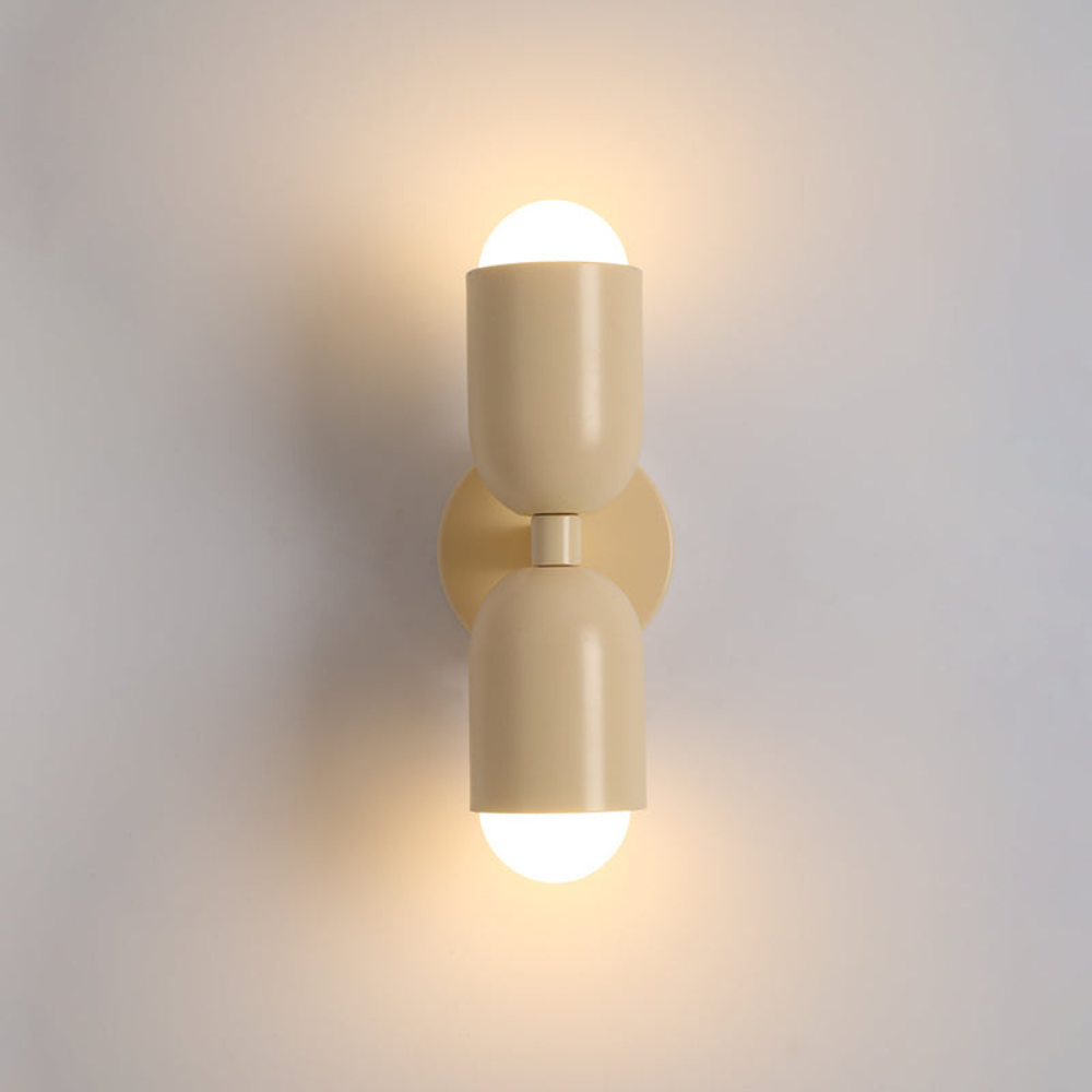 Double Headed Colorful Wall Lamp | Modern Art Inspired Accent Light