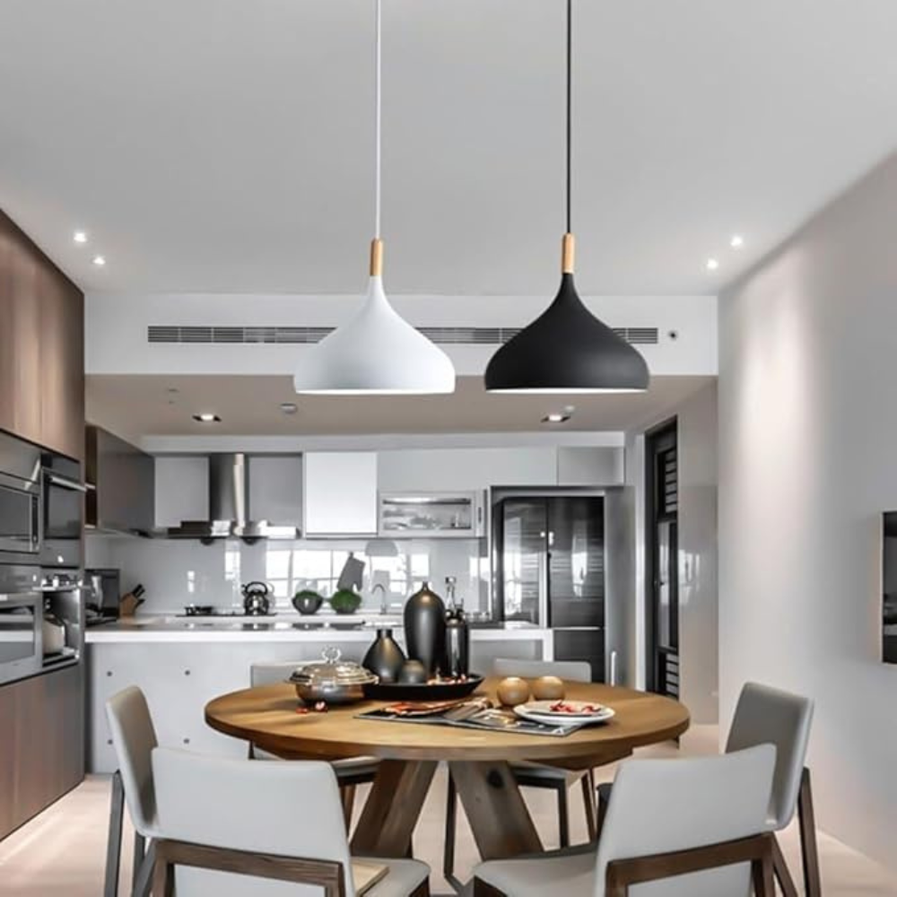 Nordic Pendant Light | Colorful LED Ceiling Fixture for Bedroom or Living Room