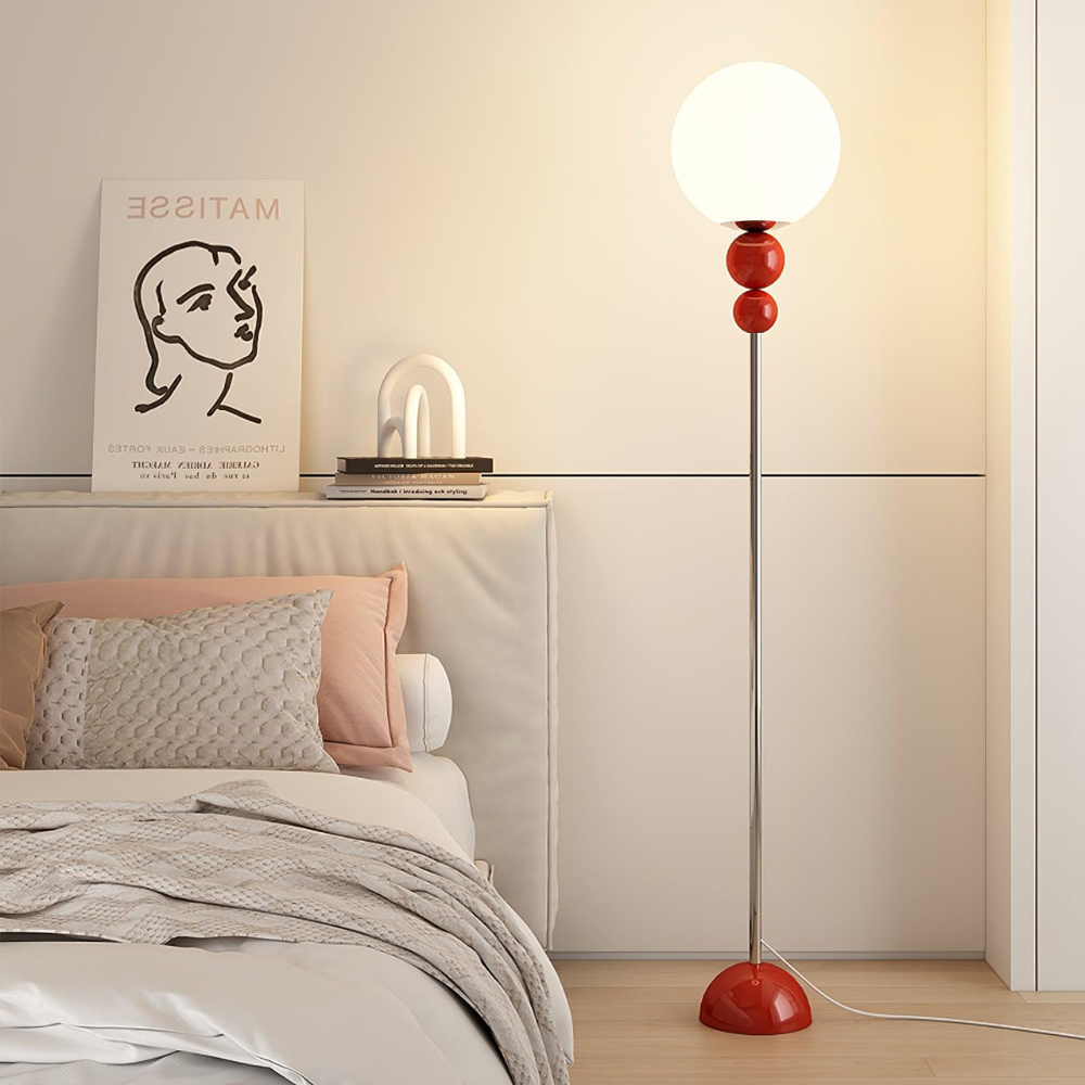 Minimalist Round Floor Lamp | Modern Standing Light for Living Spaces