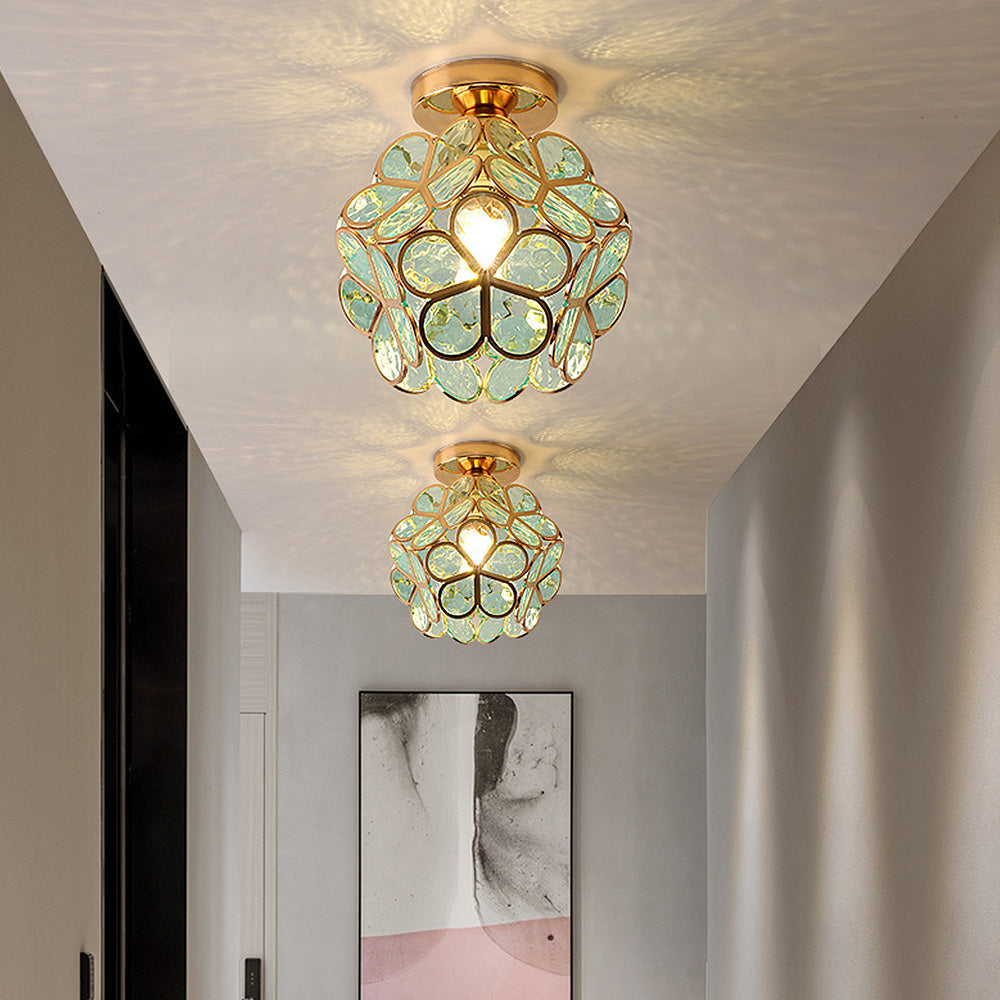 Ceiling Light | Flower Style Flush Mount Fixture