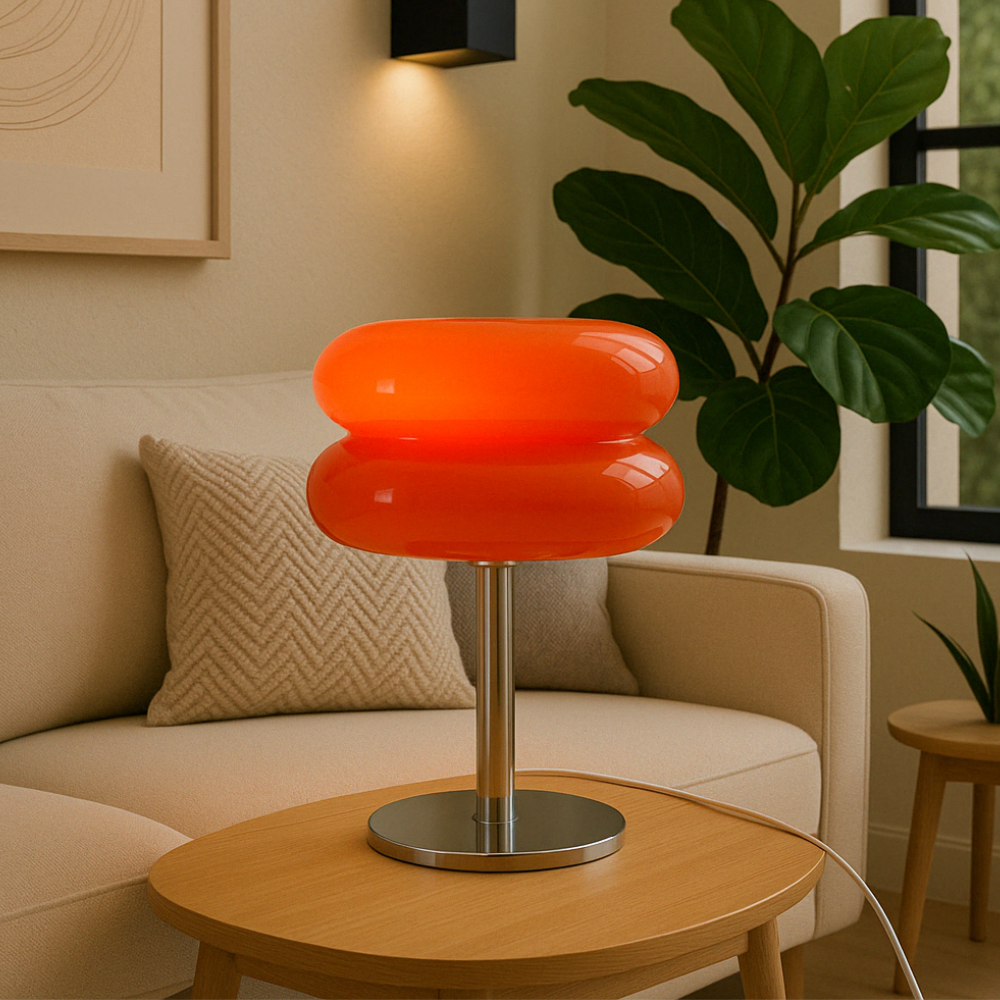 Living Room Retro Table Lamp | Modern Bubble Shape