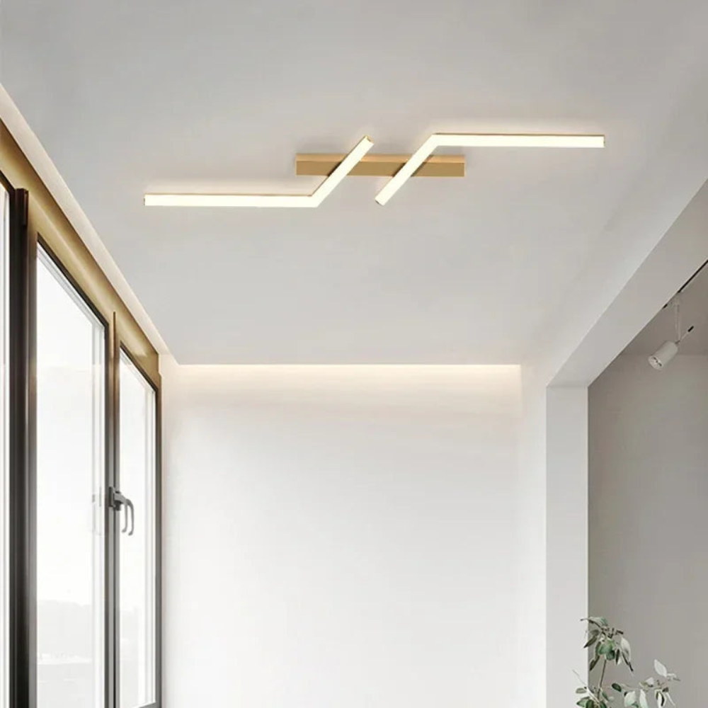 Ceiling Fixture | Modern Linear LED Lighting for Bedrooms and Living Areas