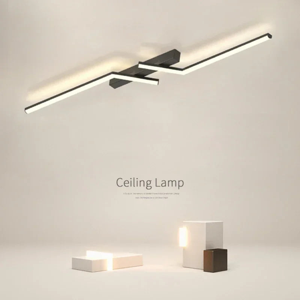 Ceiling Fixture | Modern Linear LED Lighting for Bedrooms and Living Areas
