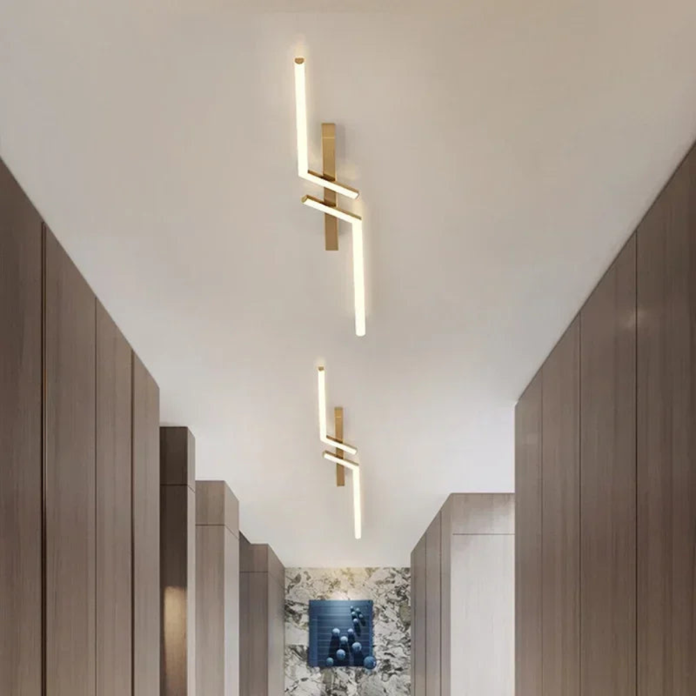 Ceiling Fixture | Modern Linear LED Lighting for Bedrooms and Living Areas