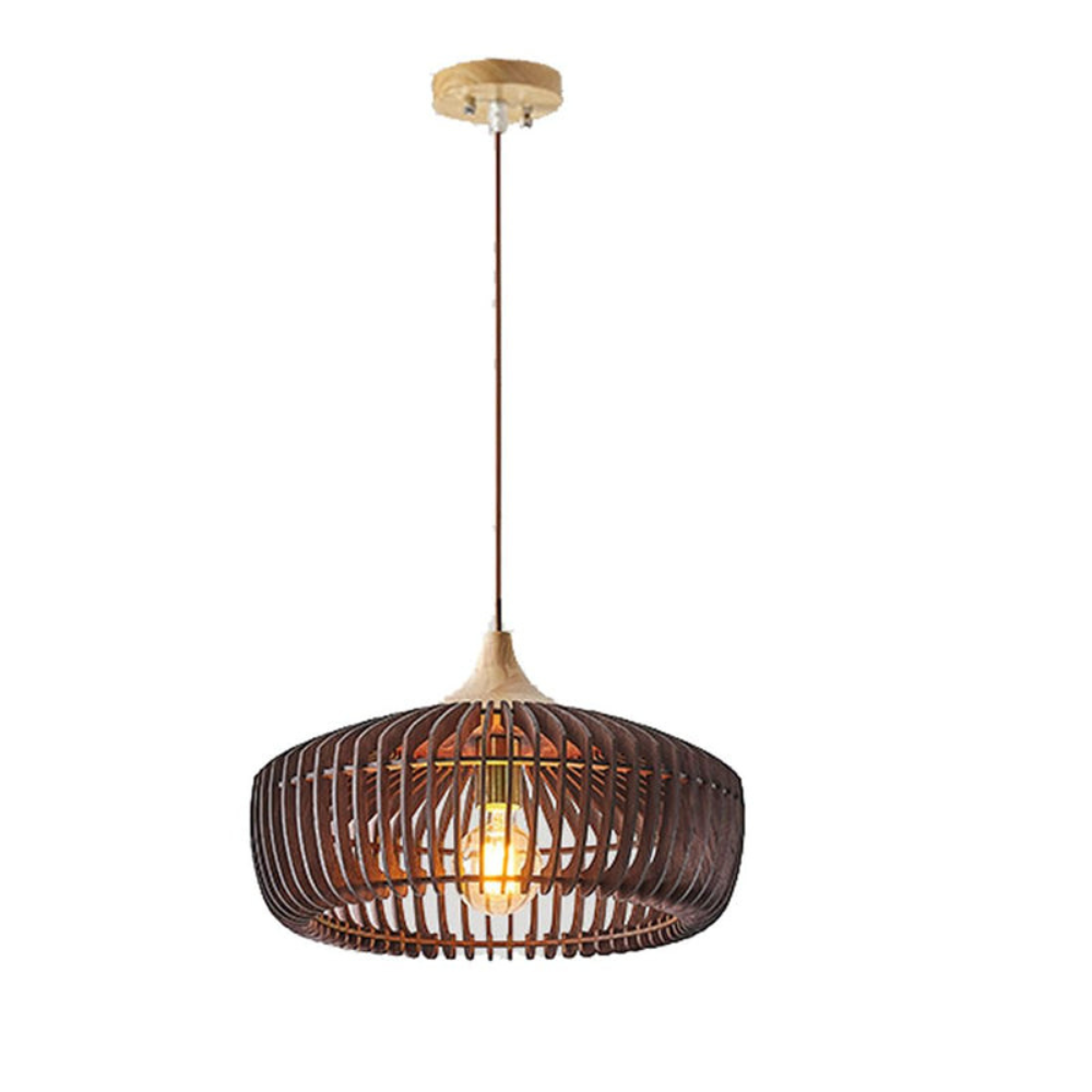 Nordic-Style LED Pendant Light | Minimalist Japanese Hanging Fixture for Bedroom or Living Room