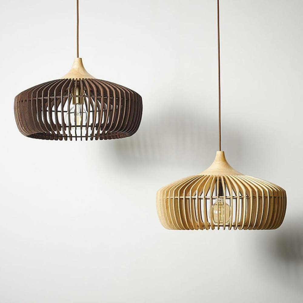 Nordic-Style LED Pendant Light | Minimalist Japanese Hanging Fixture for Bedroom or Living Room