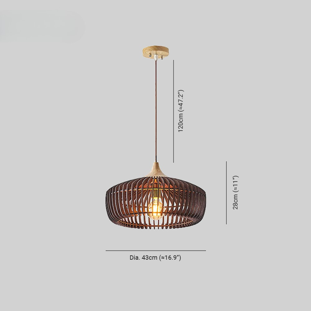 Nordic-Style LED Pendant Light | Minimalist Japanese Hanging Fixture for Bedroom or Living Room