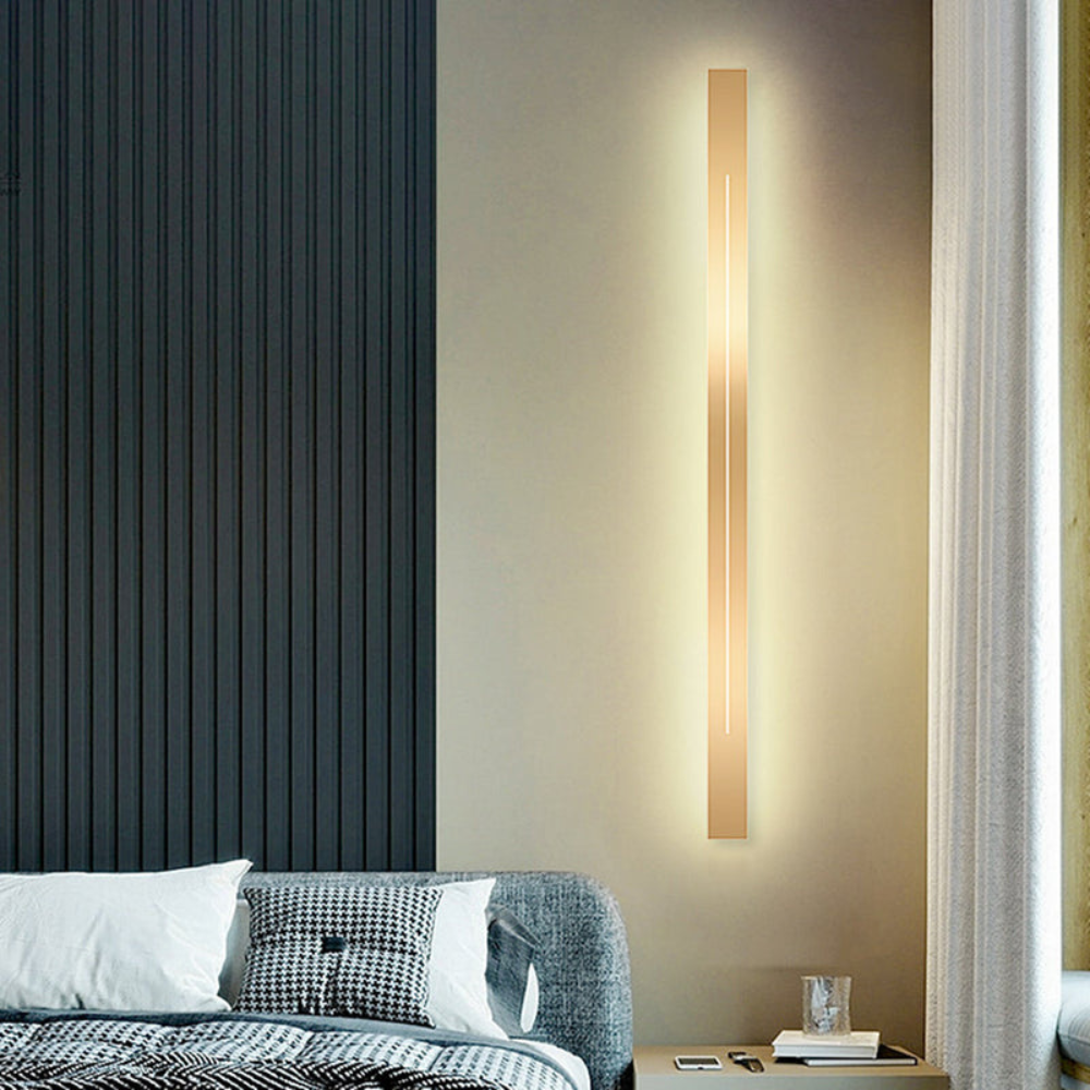 Modern LED Wall Lamp | Simple Indoor Lighting with Sleek Linear Design