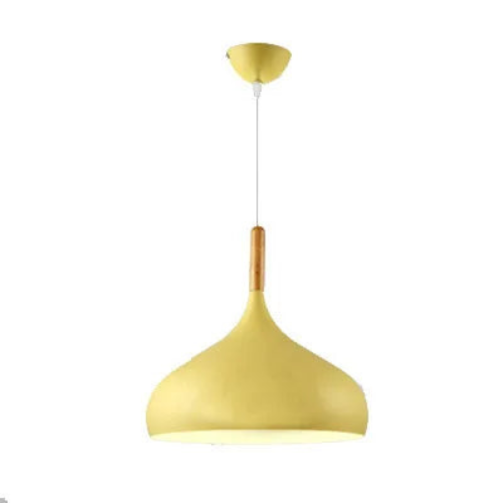 Nordic Pendant Light | Colorful LED Ceiling Fixture for Bedroom or Living Room