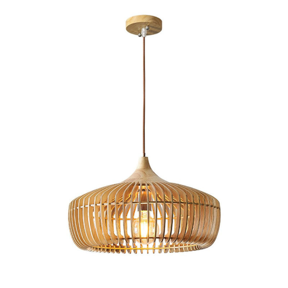 Nordic-Style LED Pendant Light | Minimalist Japanese Hanging Fixture for Bedroom or Living Room
