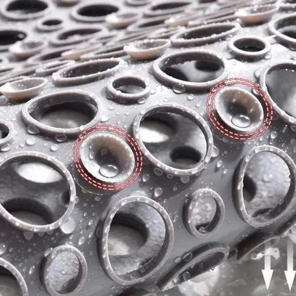 Bathroom Anti Slip Shower Mat | Non Slip Suction Cup Design