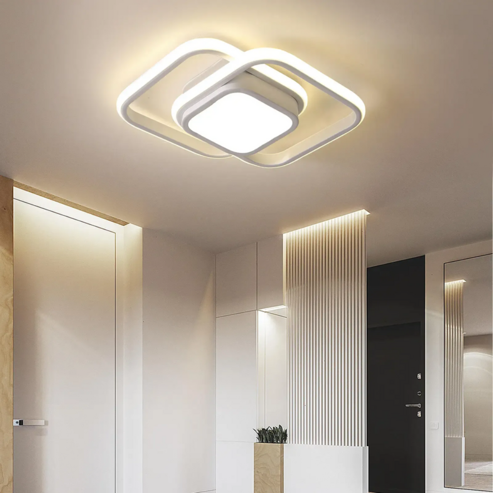 Modern Minimalist Halo Ceiling Light | Soft LED Flush Mount for Elegant Interiors