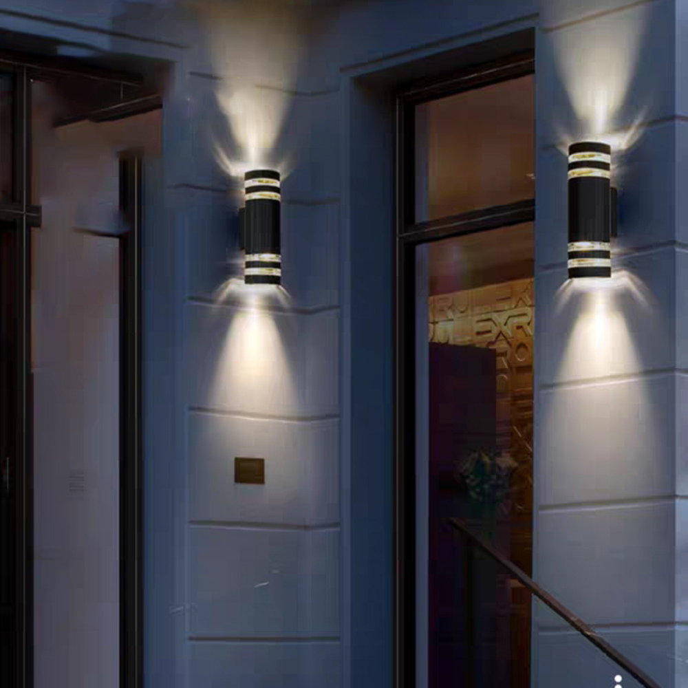 Modern Up Down LED Wall Light | Waterproof Outdoor Sconce for Porch, Garden & Entryway