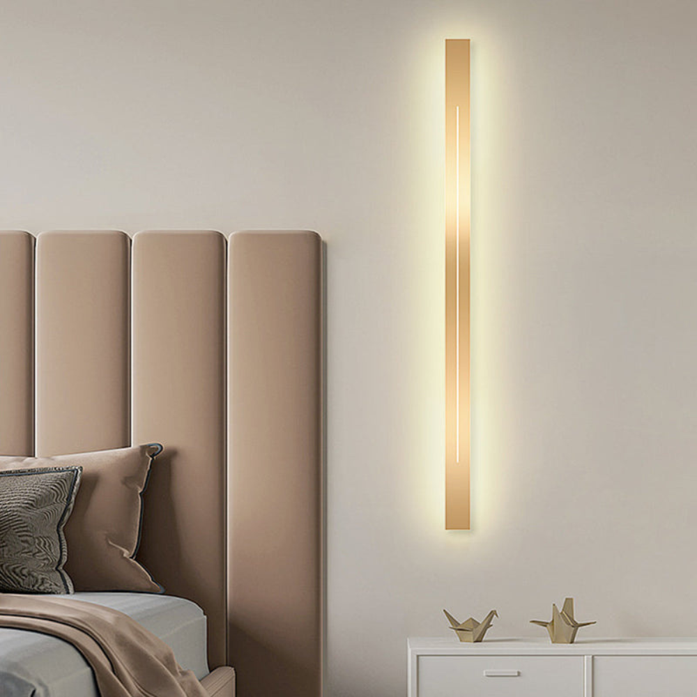 Modern LED Wall Lamp | Simple Indoor Lighting with Sleek Linear Design