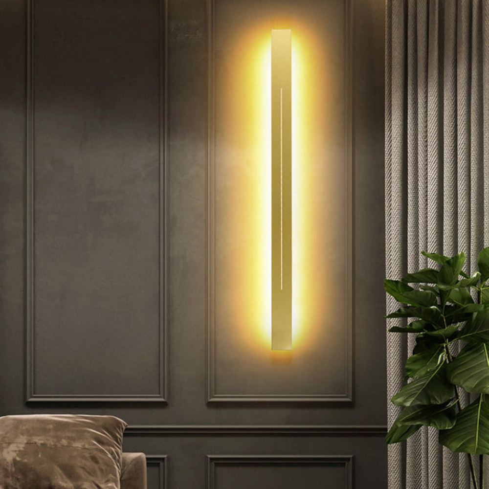Modern LED Wall Lamp | Simple Indoor Lighting with Sleek Linear Design