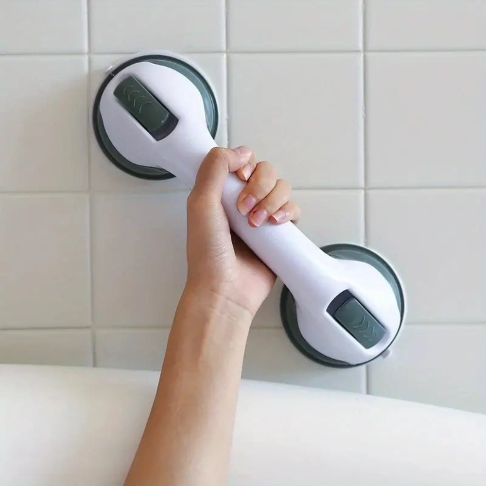 Bathroom Safety Grab Bar | Secure Suction Handle for Shower Grab Rail