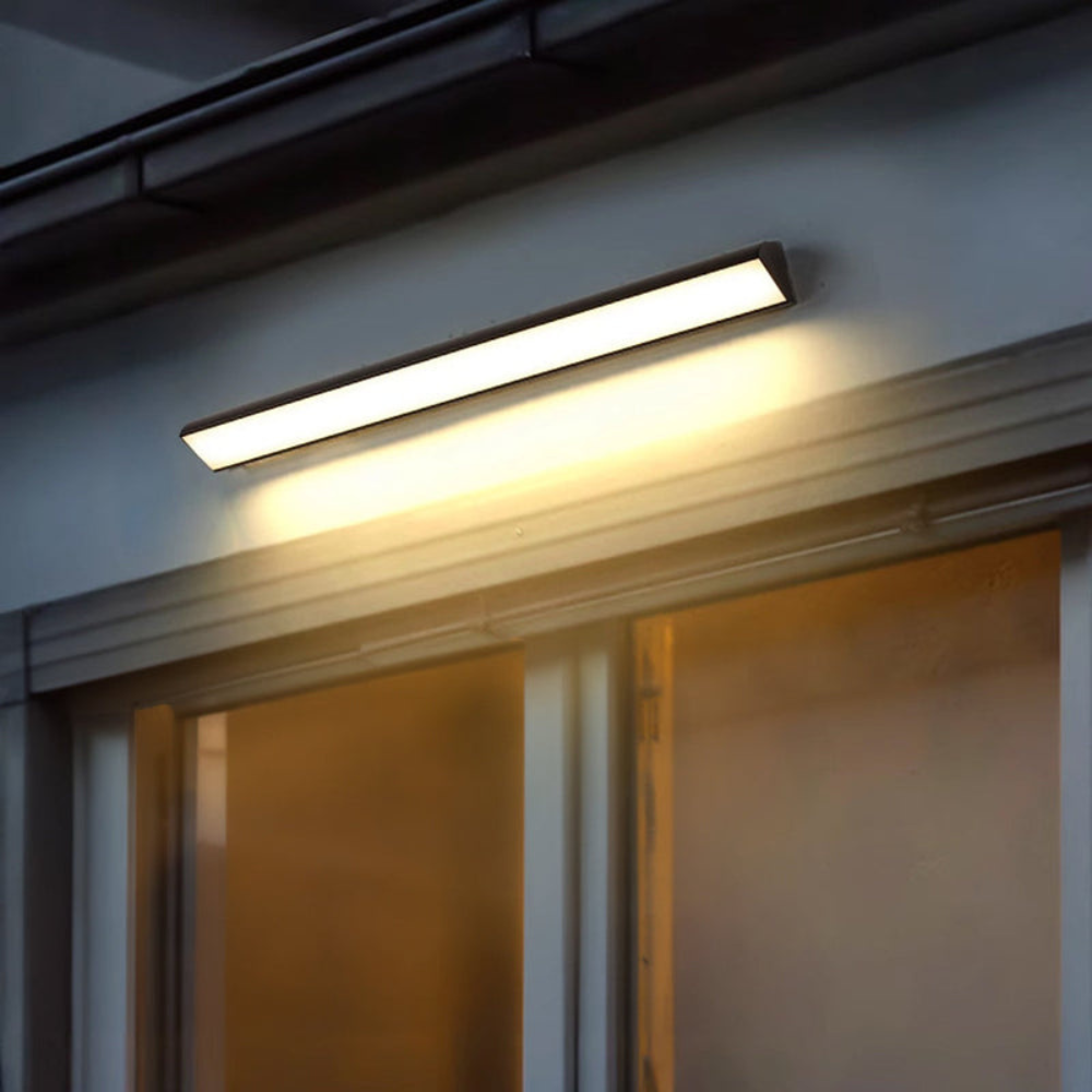 Outdoor Wall Light in Modern Slim Design | Waterproof LED Fixture for Patio & Entrance