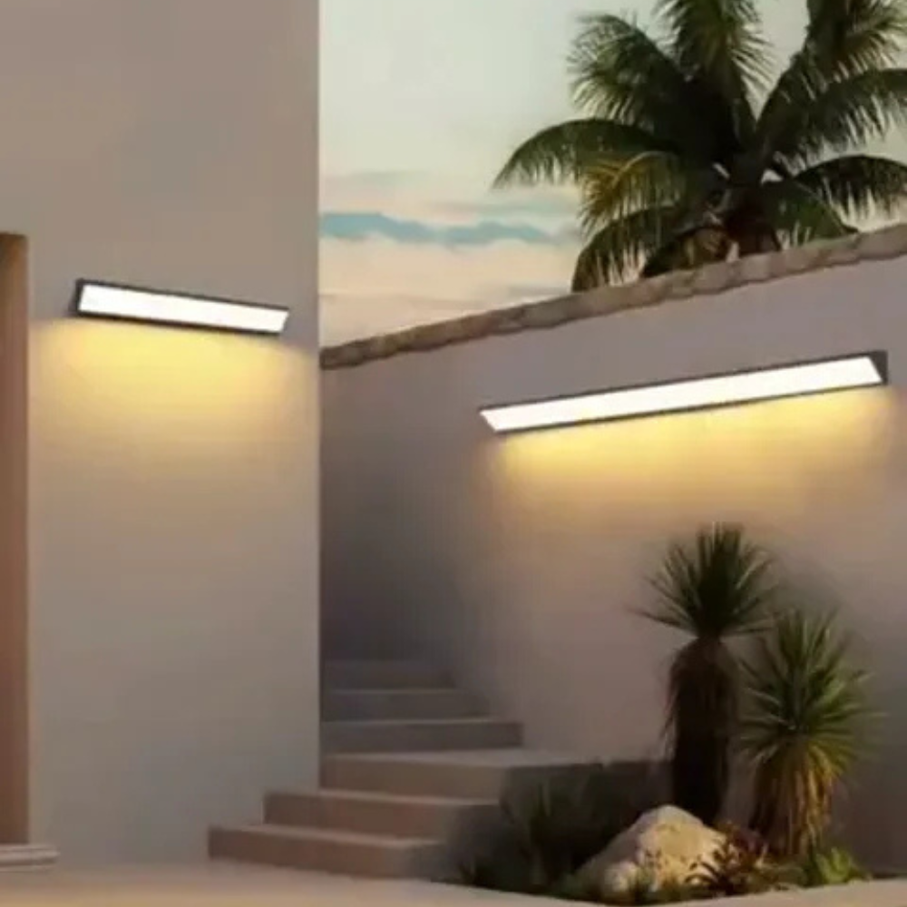 Outdoor Wall Light in Modern Slim Design | Waterproof LED Fixture for Patio & Entrance