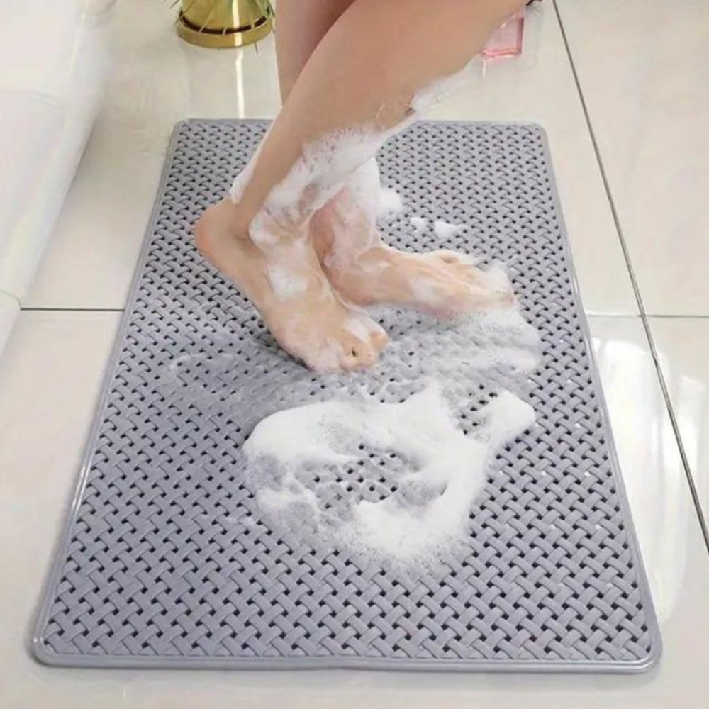 Bathroom Non Slip Bathtub Mat | Easy Clean Rubber Design for Safety