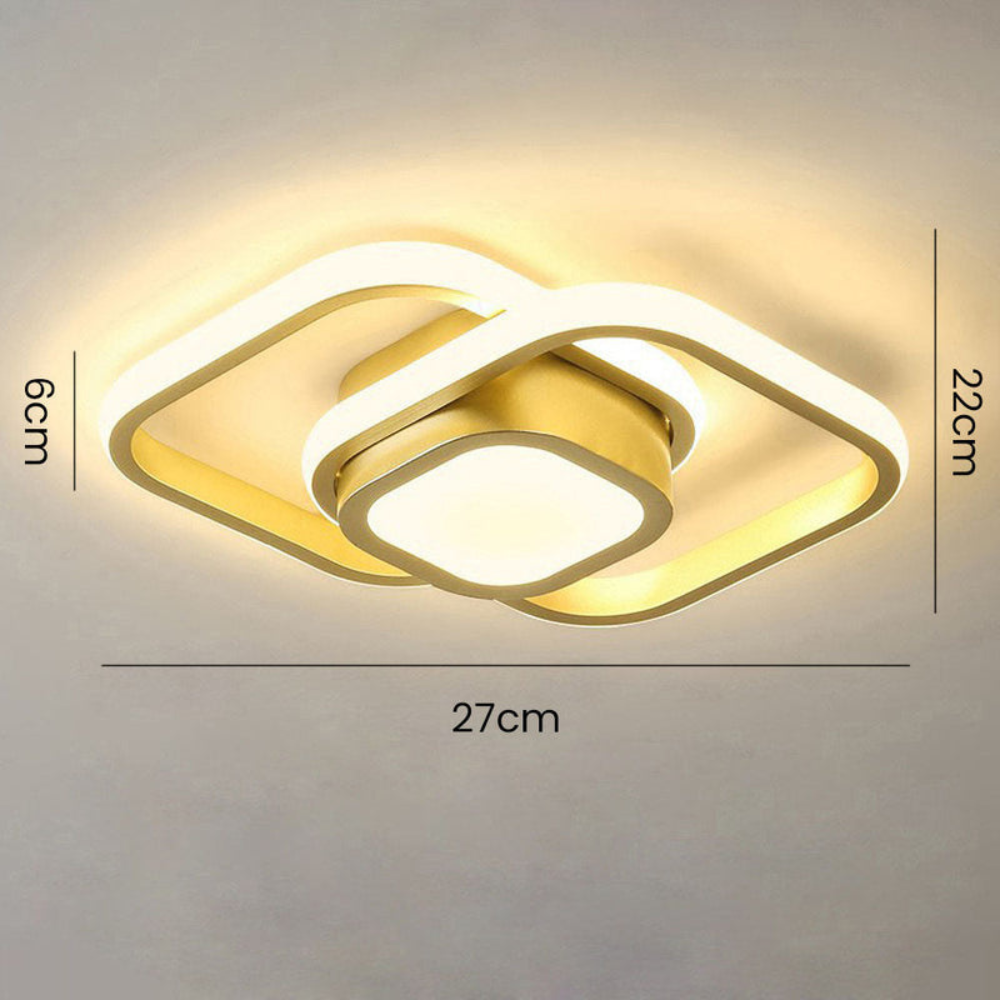 Modern Minimalist Halo Ceiling Light | Soft LED Flush Mount for Elegant Interiors