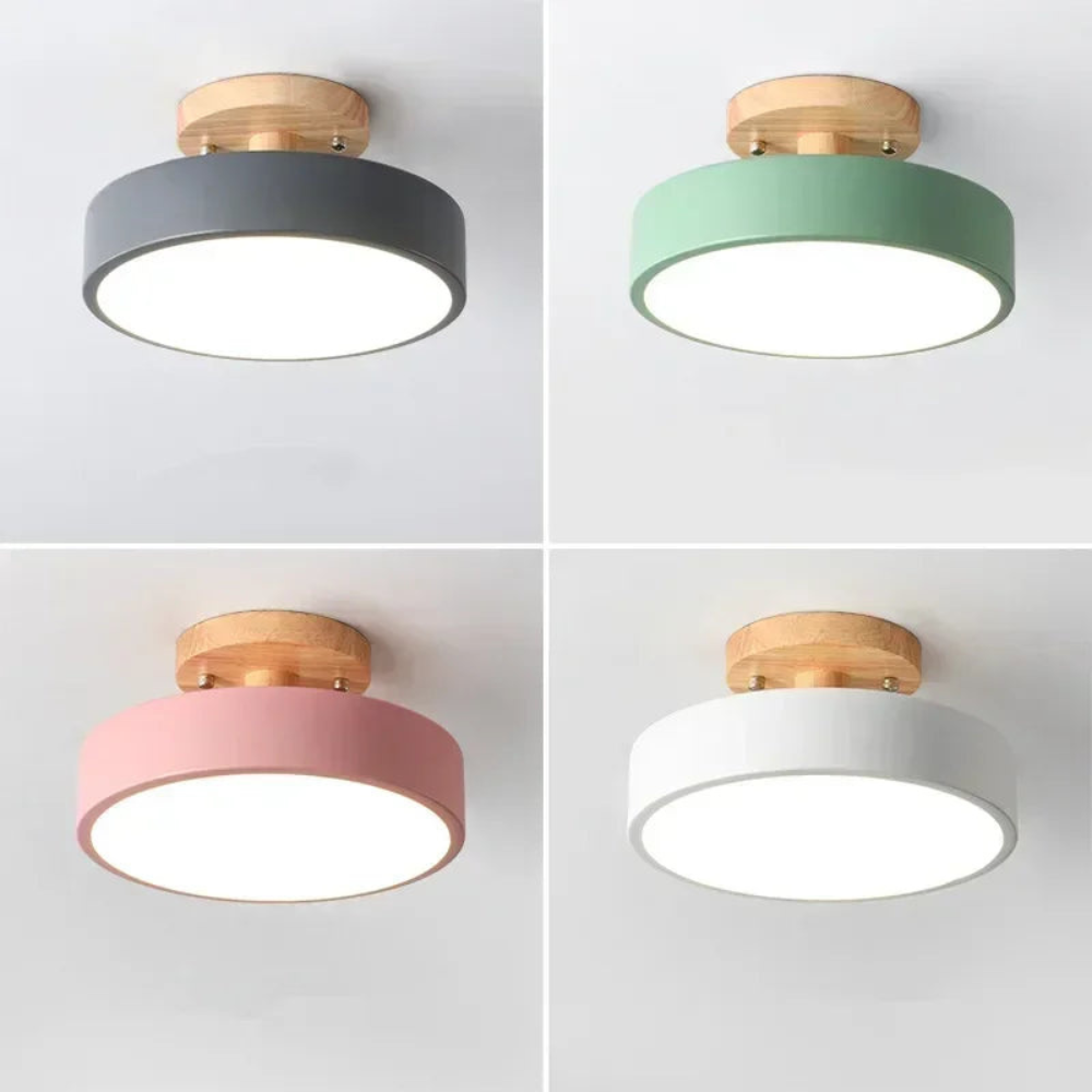 Round Ceiling Light | Nordic Style Fixture for Entryways, Dining Areas, and Bathrooms