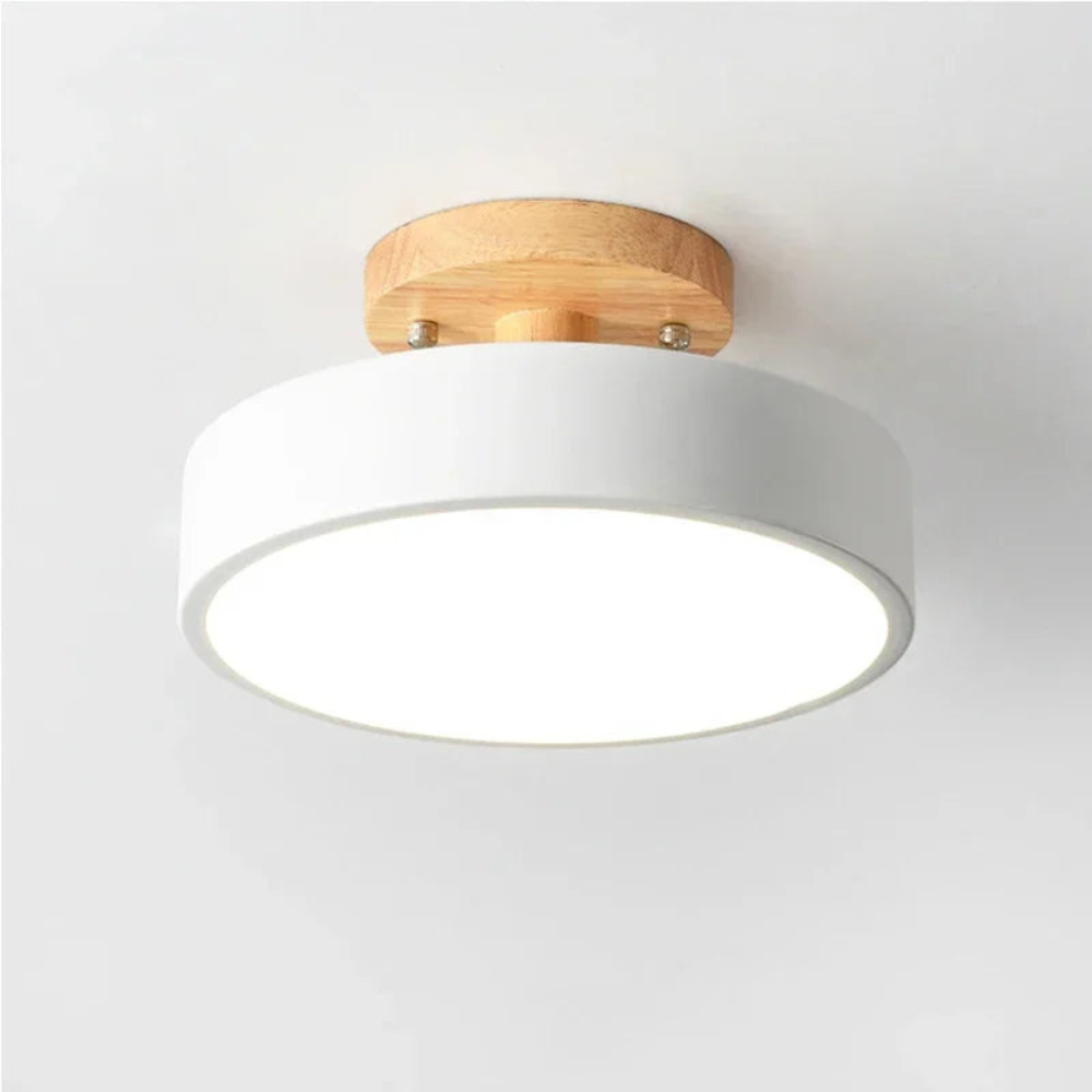 Round Ceiling Light | Nordic Style Fixture for Entryways, Dining Areas, and Bathrooms