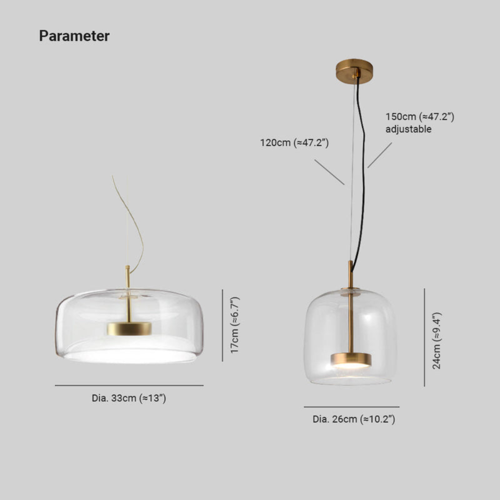 Modern Glass Pendant Light | Stylish Hanging Fixture for Living Rooms and Dining Areas