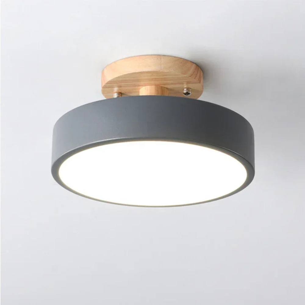 Round Ceiling Light | Nordic Style Fixture for Entryways, Dining Areas, and Bathrooms