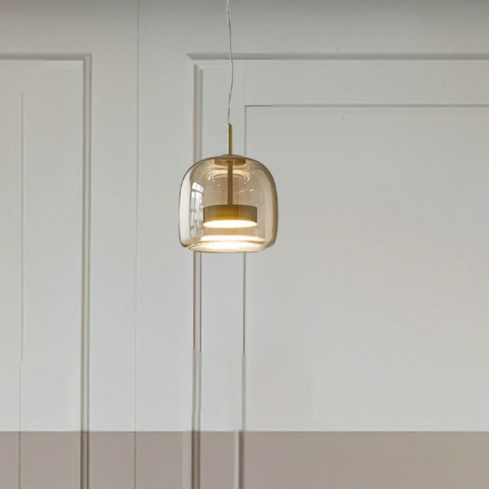 Modern Glass Pendant Light | Stylish Hanging Fixture for Living Rooms and Dining Areas