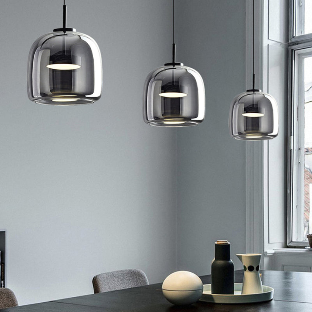 Modern Glass Pendant Light | Stylish Hanging Fixture for Living Rooms and Dining Areas