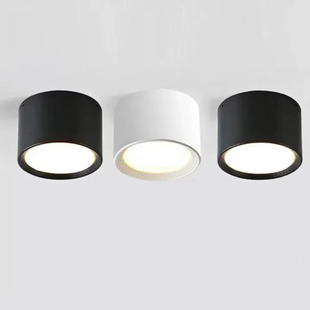 Surface-Mounted LED Downlight | Nordic Spotlight with Adjustable Light Modes for Indoor Spaces