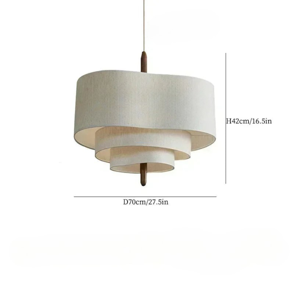 Wabi Sabi Ceiling Pendant Light for Living Room and Kitchen Island | Japanese Style Modern Lighting Fixture