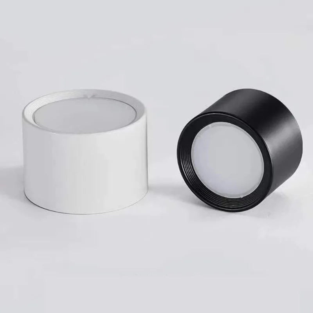 Surface-Mounted LED Downlight | Nordic Spotlight with Adjustable Light Modes for Indoor Spaces
