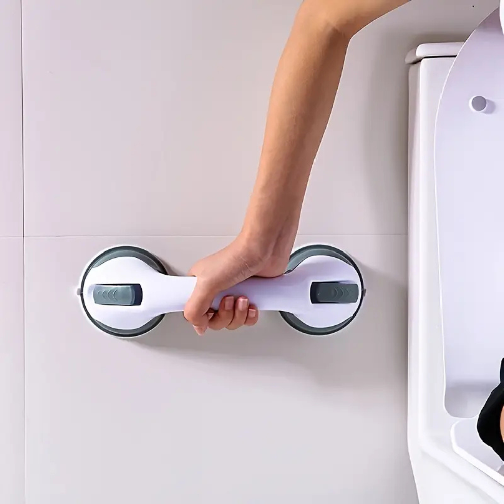 Bathroom Safety Grab Bar | Secure Suction Handle for Shower Grab Rail