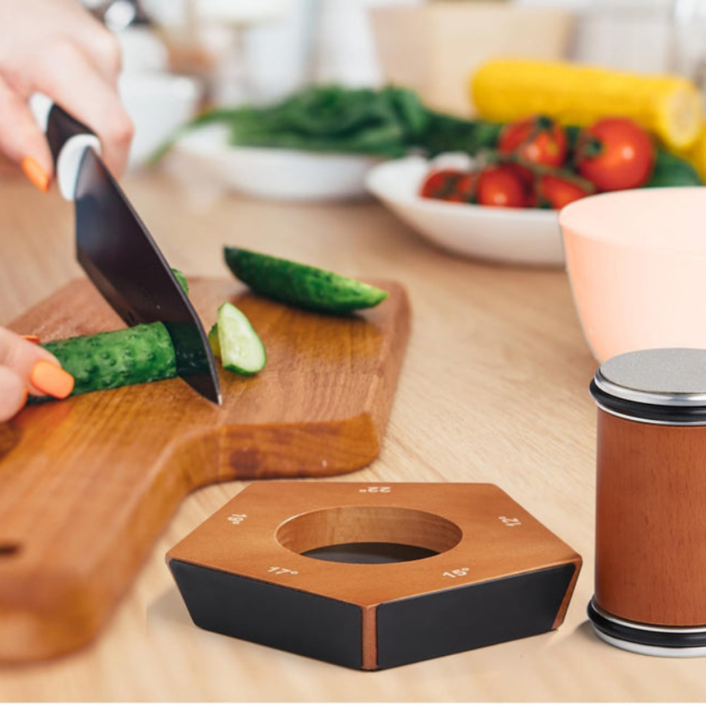Manual Knife Sharpener | Diamond Coated Rolling Wheel for Precise Edge Control