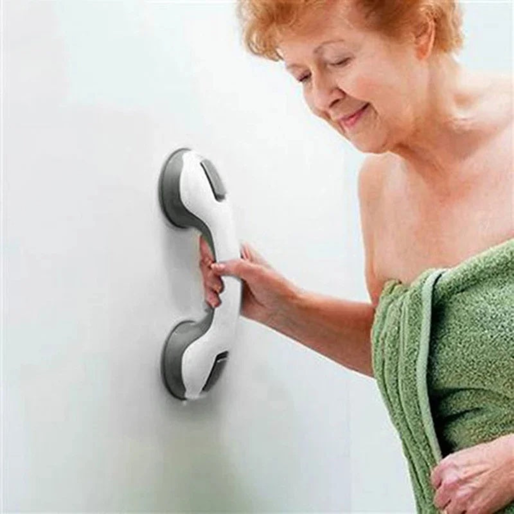 Bathroom Safety Grab Bar | Secure Suction Handle for Shower Grab Rail