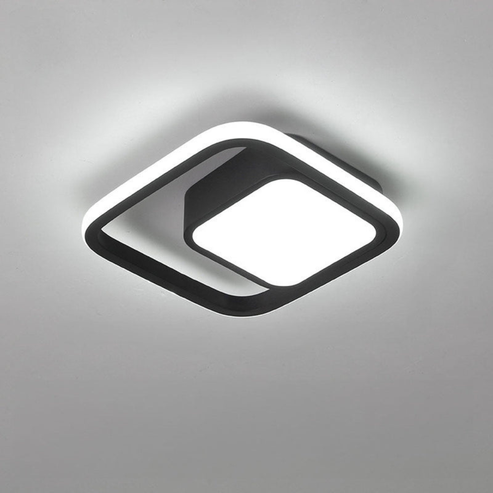Modern Minimalist Halo Ceiling Light | Soft LED Flush Mount for Elegant Interiors