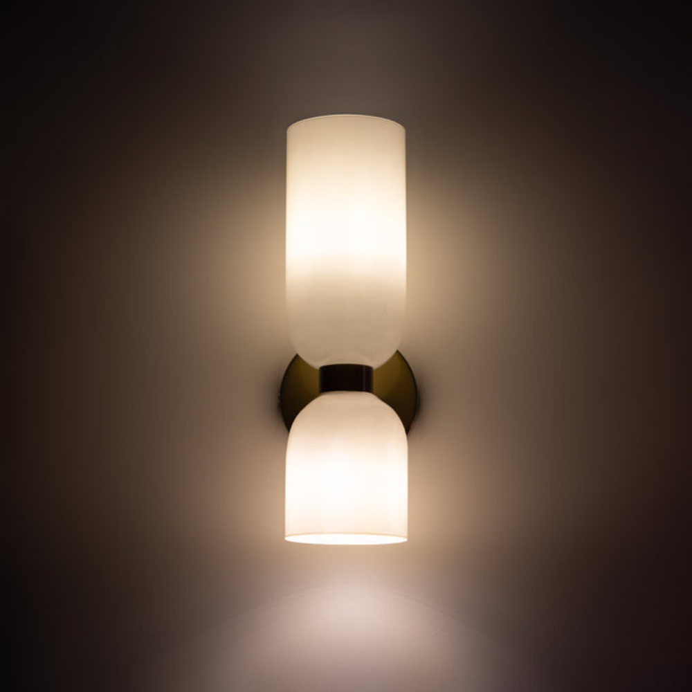 Modern Wall Sconce | Bedroom LED Wall Lamp with Sleek Rounded Design