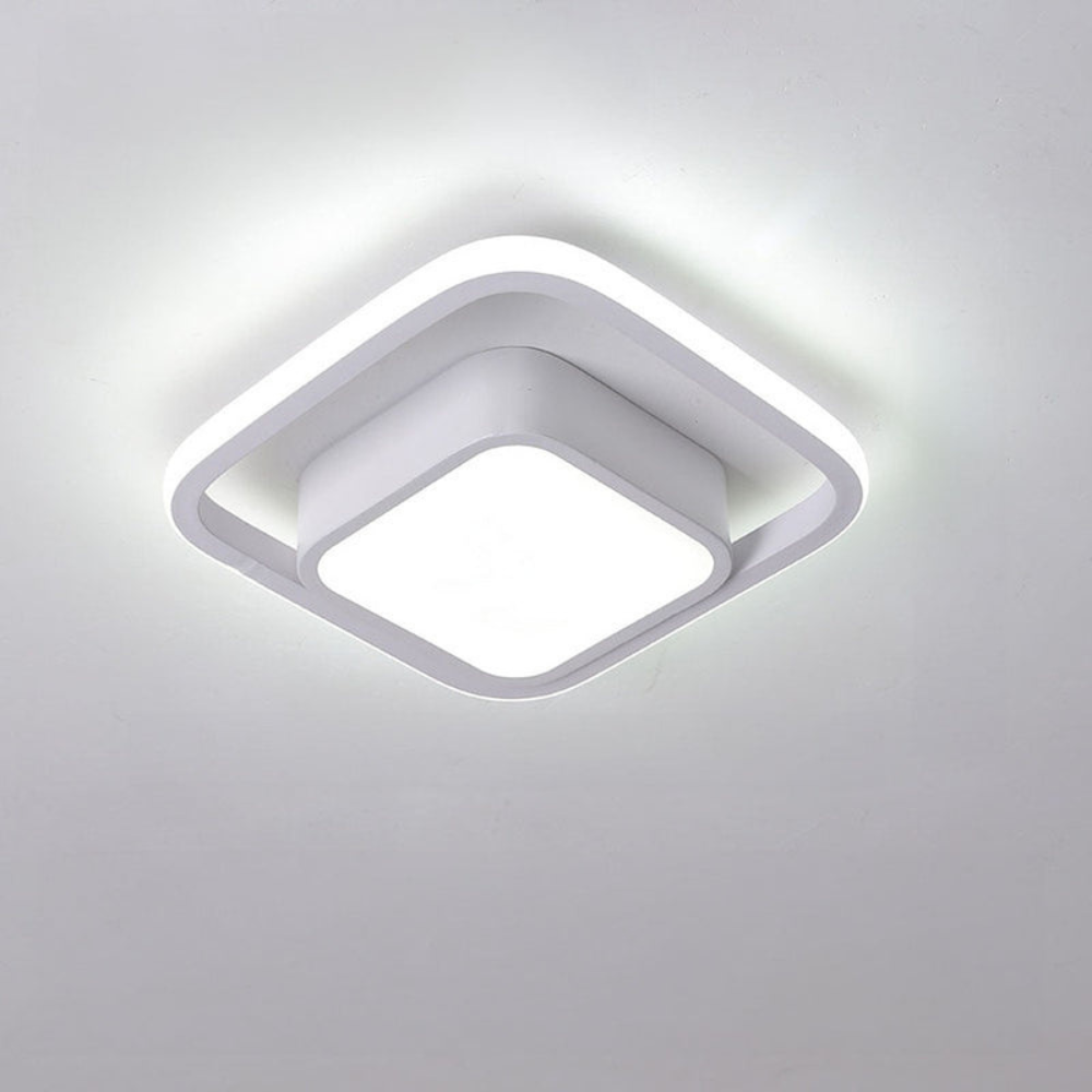 Modern Minimalist Halo Ceiling Light | Soft LED Flush Mount for Elegant Interiors