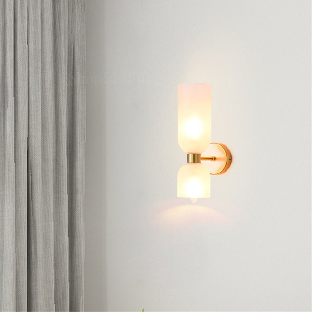 Modern Wall Sconce | Bedroom LED Wall Lamp with Sleek Rounded Design
