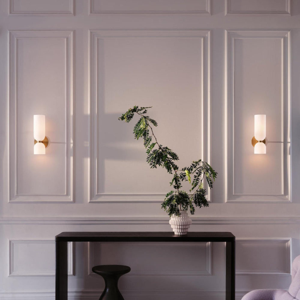 Modern Wall Sconce | Bedroom LED Wall Lamp with Sleek Rounded Design