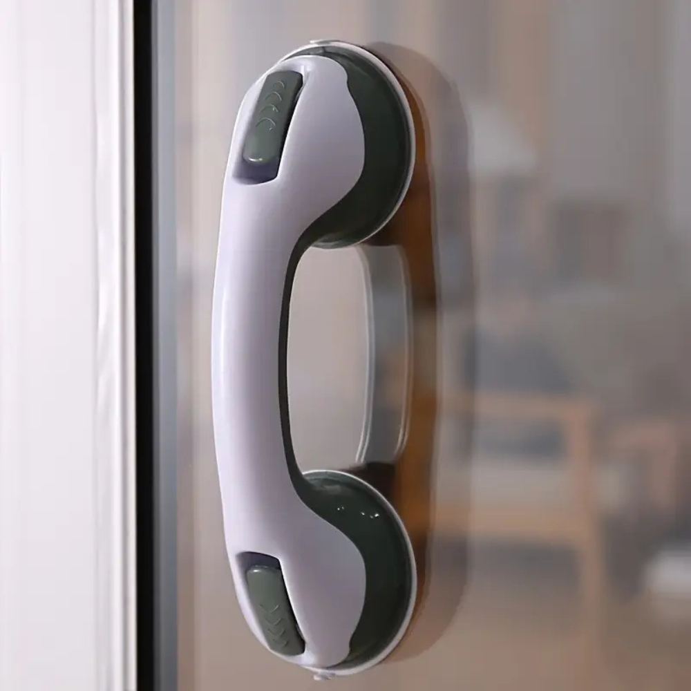 Bathroom Safety Grab Bar | Secure Suction Handle for Shower Grab Rail