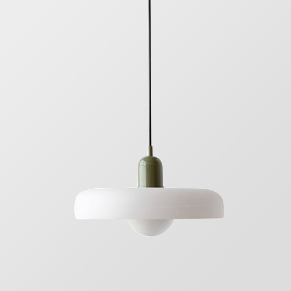 Dining Room Modern Pendant Light | Bauhaus Glass Halo