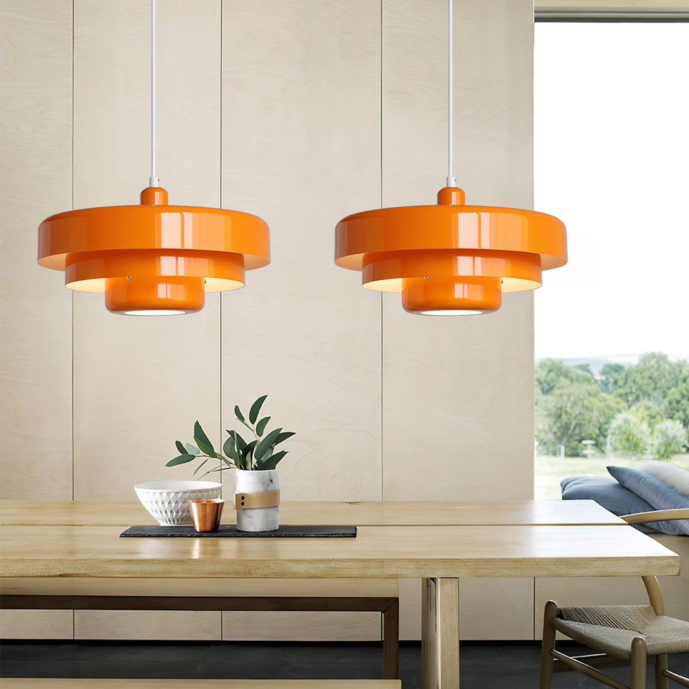 Dining Room Modern Pendant Light | Mid-Century Round