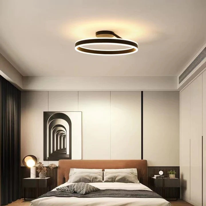 Ceiling Light | Minimalist Nordic Style Swirl LED Fixture